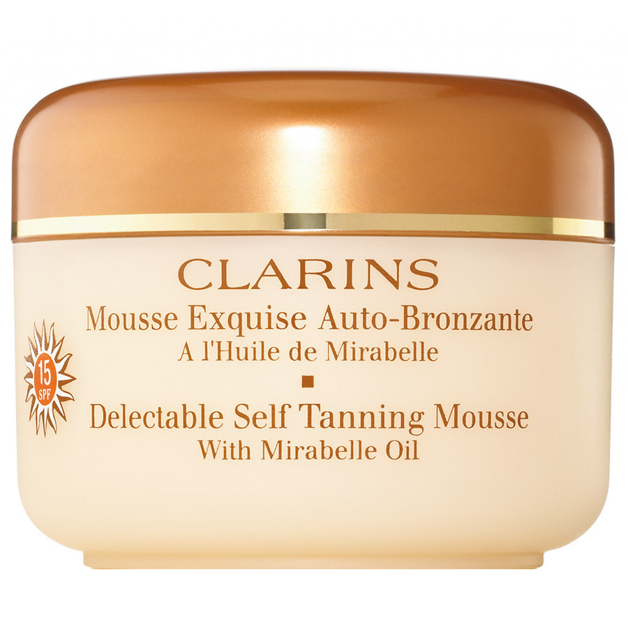 Clarins mousse exquise auto-bronzante spf
