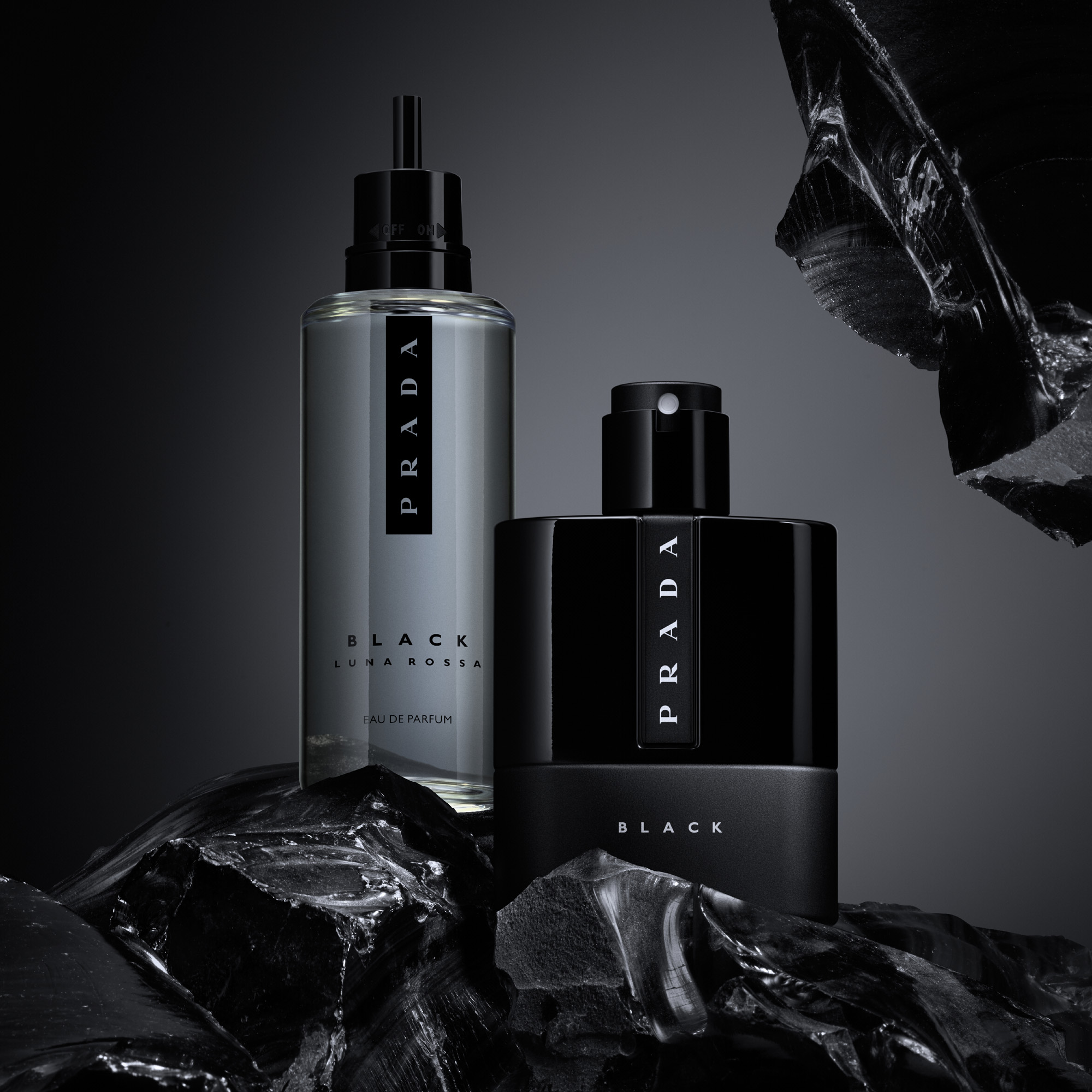 PRADA プラダ LUNA ROSSA BLACK 50ml　6699 Luna Rossa Black 50 ml eau de parfum van Prada | Parfumerie.nl