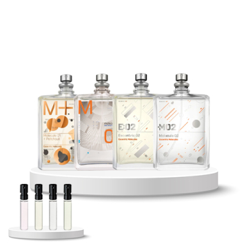Discovery Set All-gender (Molecule 01 + Patchouli, Molecule 05, Escentric 02, Molecule 02)