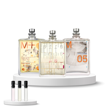 Discovery Set All-Gender (Molecule 01 + Black Tea, Escentric 04, Escentric 05)