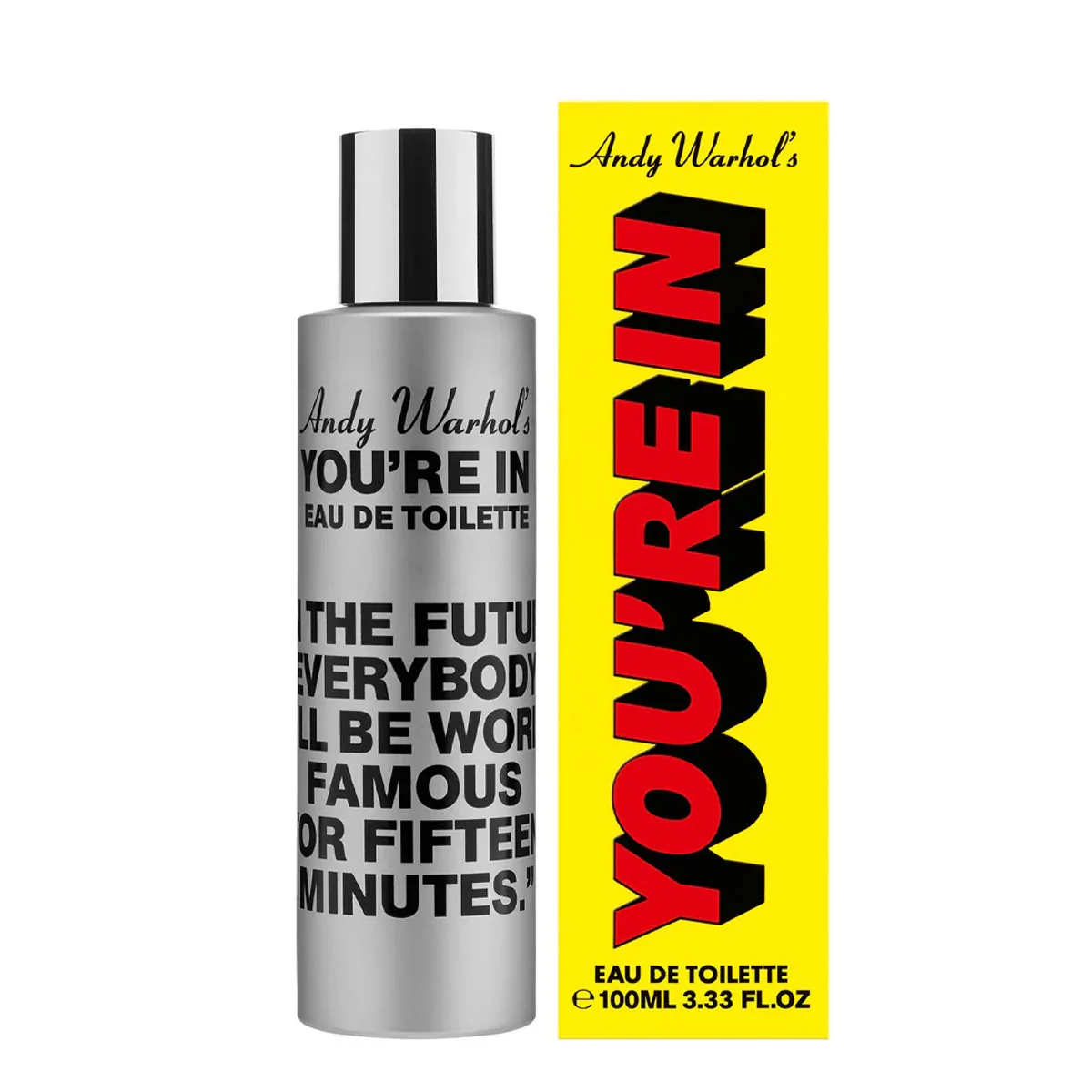 Comme des Garçons Andy Wharhol: "In the Future Everybody Will Be World Famous For Fifteen Minutes 100 ml Eau de Toilette Spray