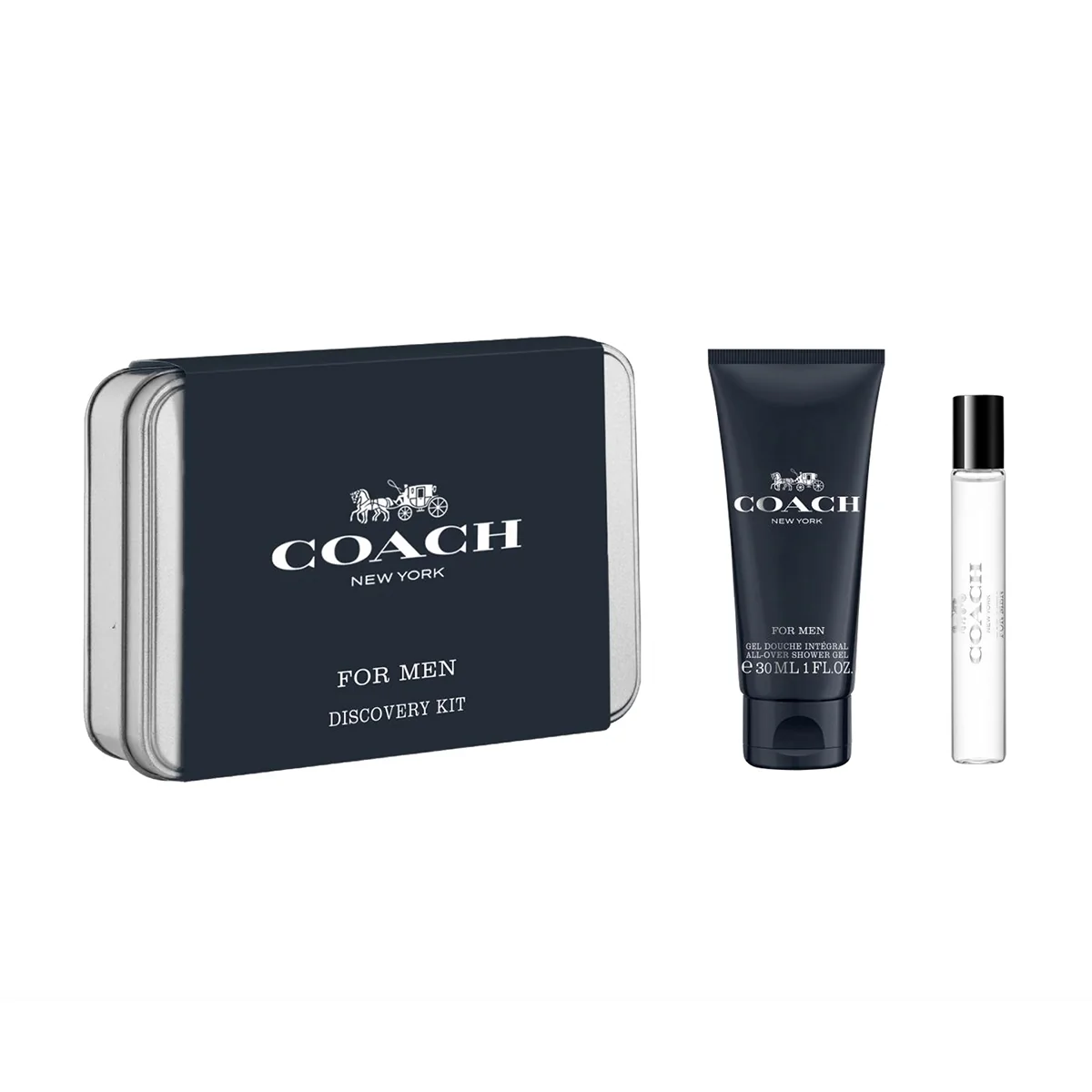 Coach Men Discovery Kit - Showergel + Travel Spray