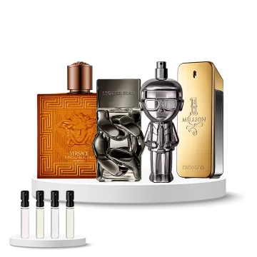Discovery Set Men (Karl Lagerfeld Karl Ikonik Absolu, Rabanne 1 Million, Versace Eros Najim, Michael Kors pour Homme Absolu)