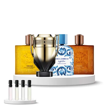 Discovery Set Men (Dolce & Gabbana Light Blue Capri in Love, Rabanne Invictus Elixir, Versace Eros Najim, Versace Eros Energy)