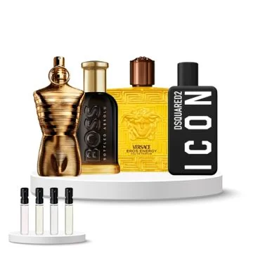 Discovery Set Men (Jean Paul Gaultier Le Male Elixir Absolu, Hugo Boss Boss Bottled Absolu, Versace Eros Energy, Dsquared2 Icon)
