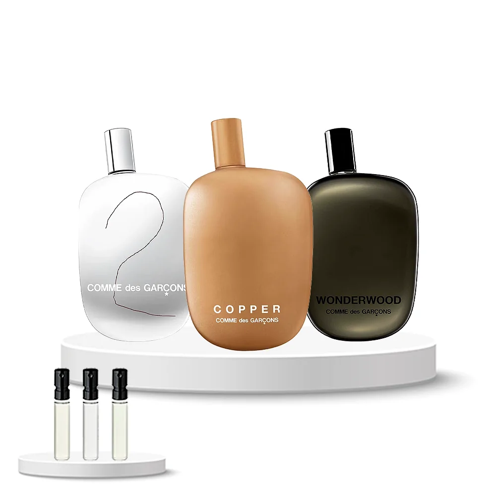Discovery Set All-Gender (Comme des Garçons Copper, Comme des Garçons 2, Comme des Garçons Wonderwood)