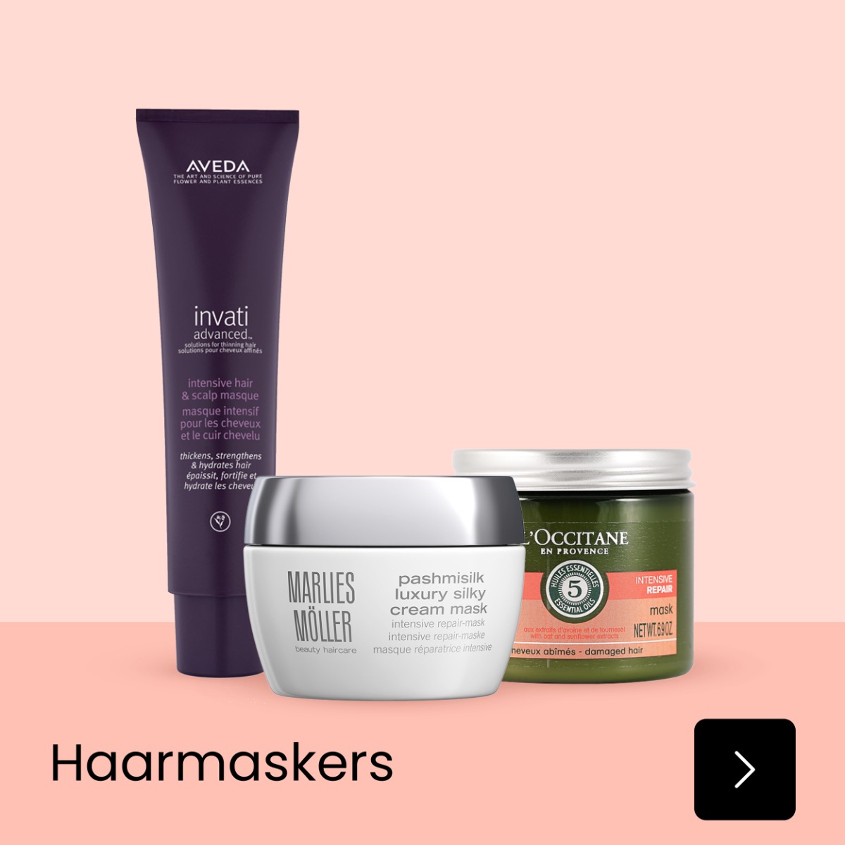 Haarmaskers assortiment